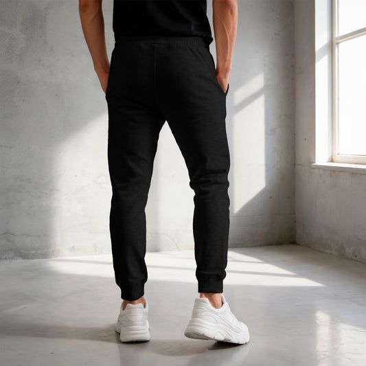 Calça Moletinho / Moletom Preto Liso Algodão Mácio Várias Cores