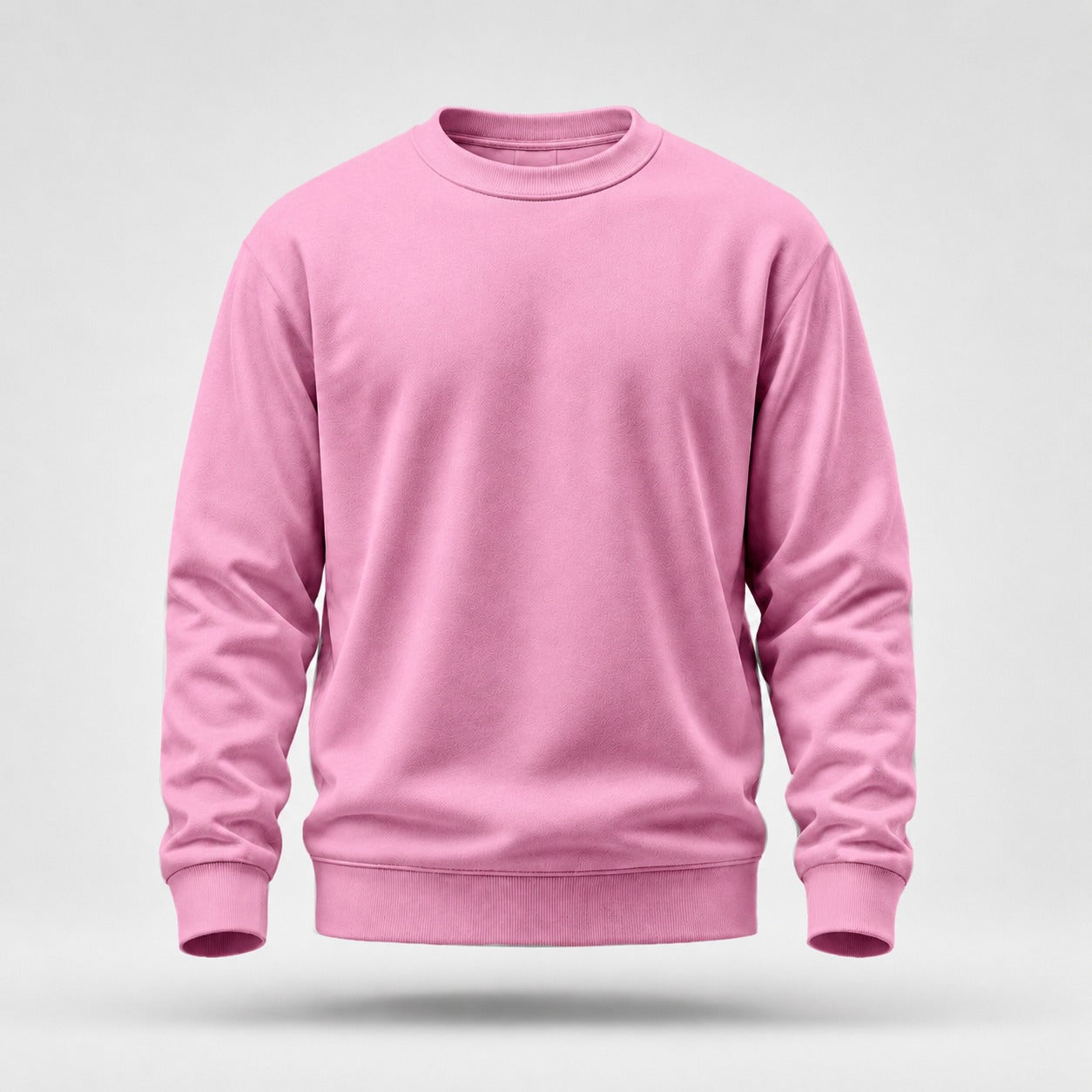 Blusa Moletom Careca Lisa Premium Slim Algodão Mácio