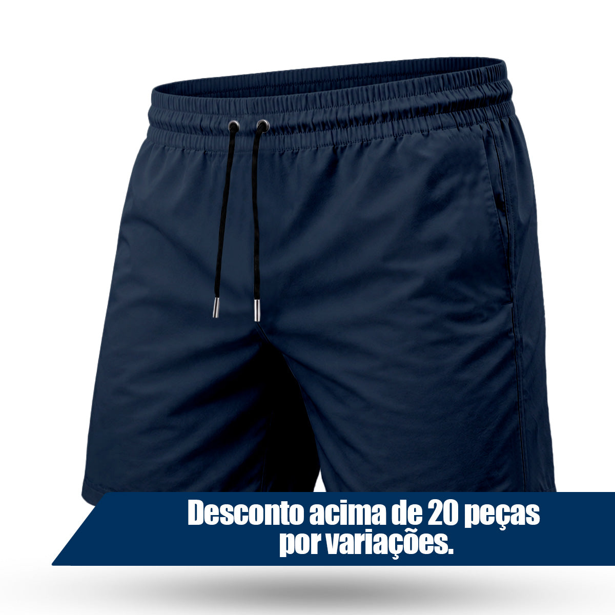 Bermuda Tactel Elastano Masculina