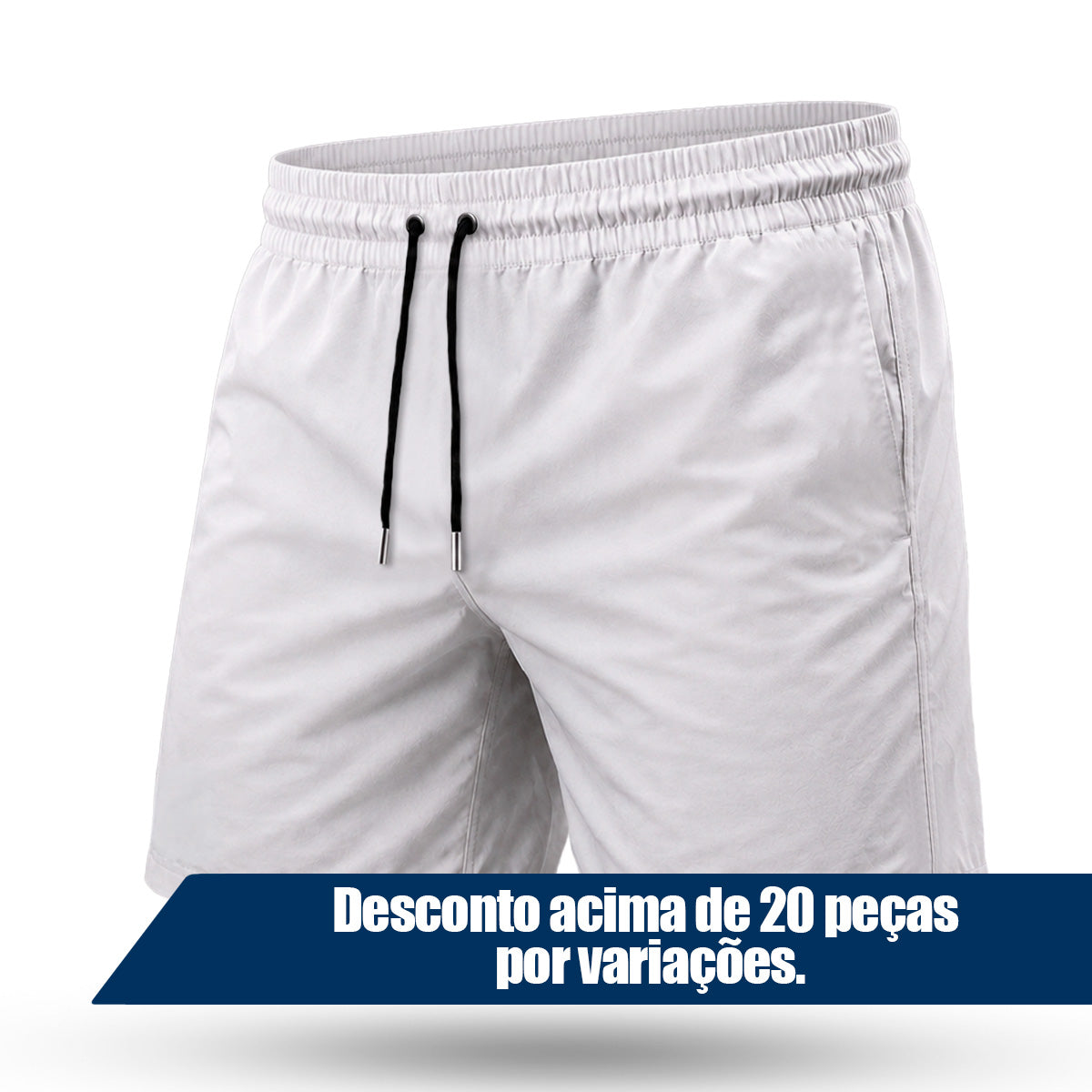 Bermuda Tactel Elastano Masculina