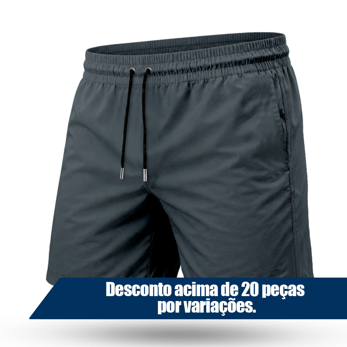 Bermuda Tactel Elastano Masculina