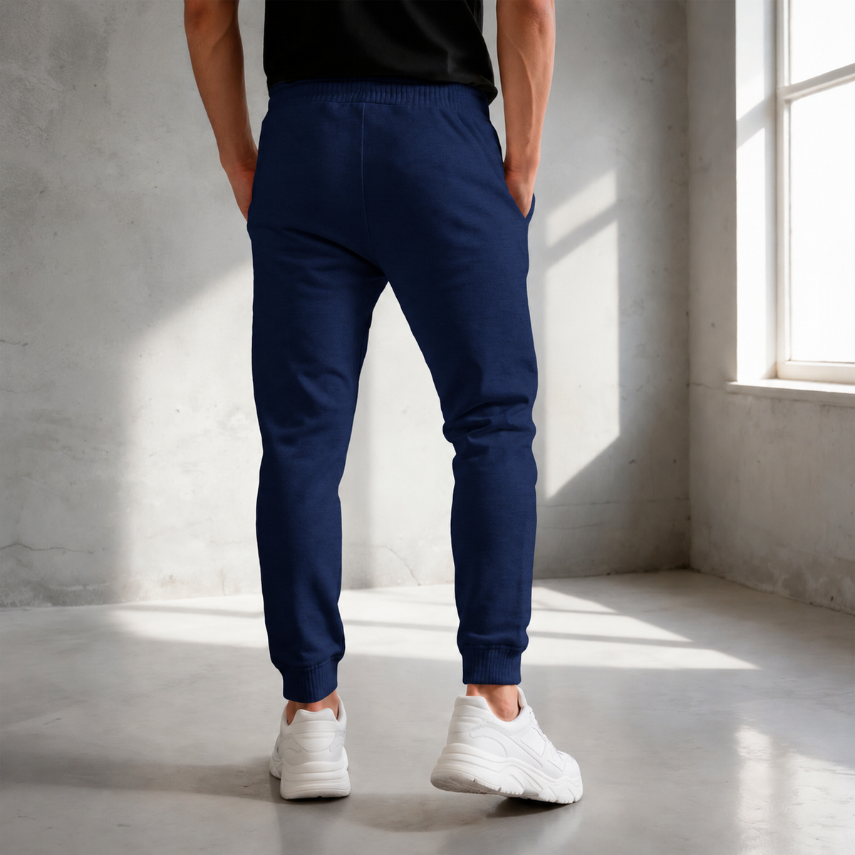 Calça Moletinho / Moletom Preto Liso Algodão Mácio Várias Cores