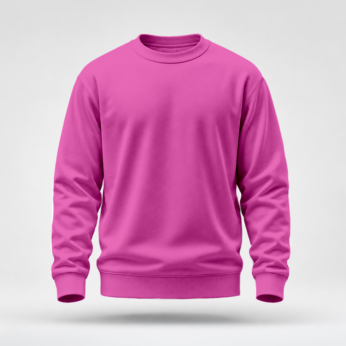 Blusa Moletom Careca Lisa Premium Slim Algodão Mácio