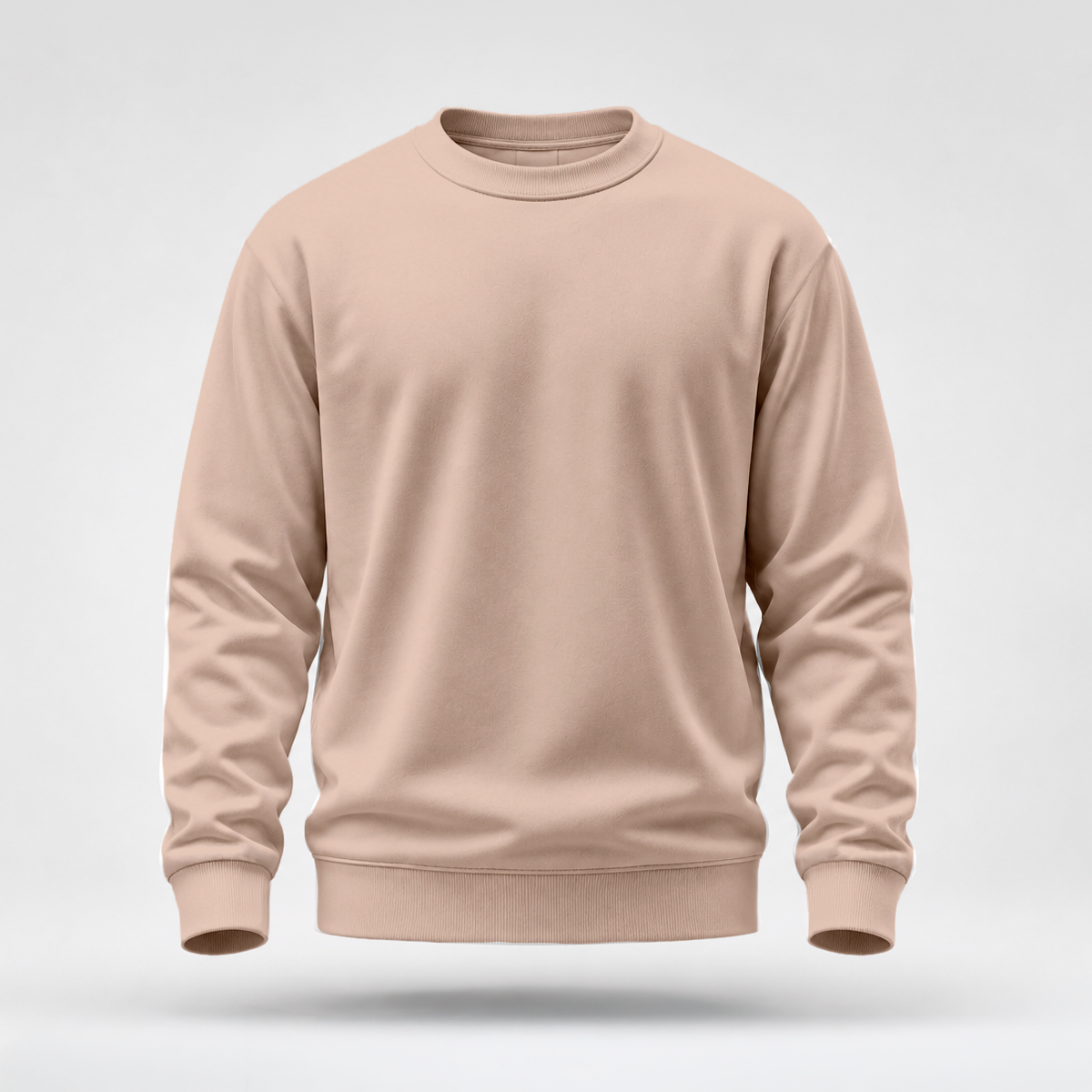 Blusa Moletom Careca Lisa Premium Slim Algodão Mácio