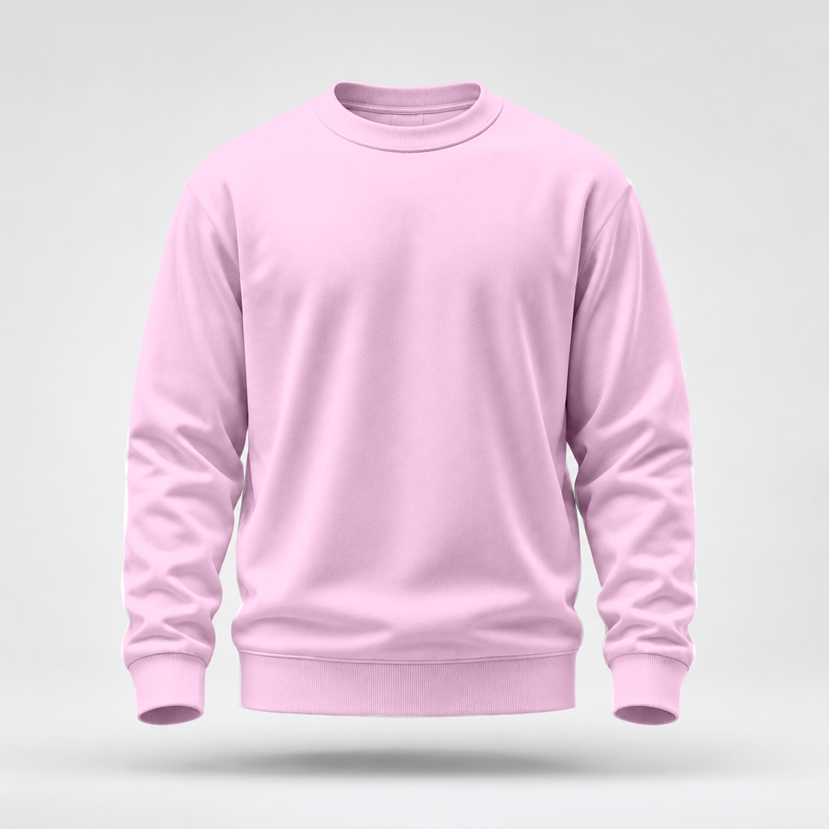 Blusa Moletom Careca Lisa Premium Slim Algodão Mácio