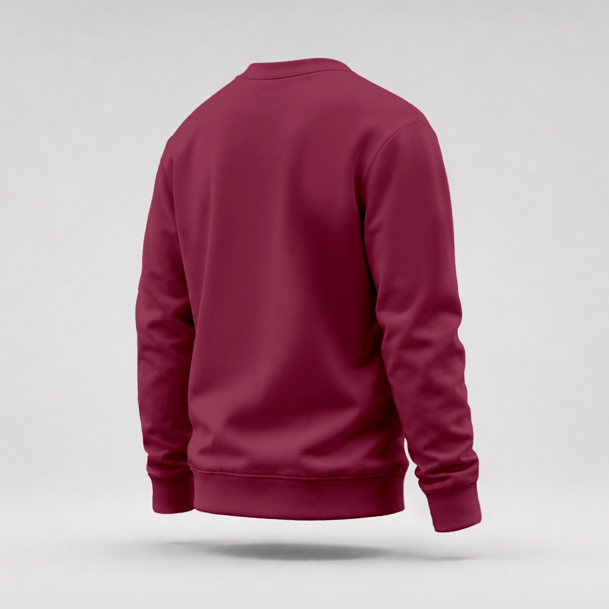 Blusa Moletom Careca Lisa Premium Slim Algodão Mácio