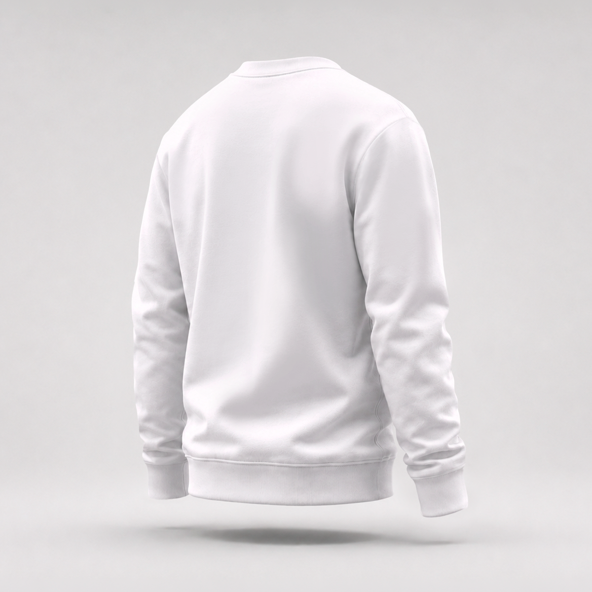Blusa Moletom Careca Lisa Premium Slim Algodão Mácio