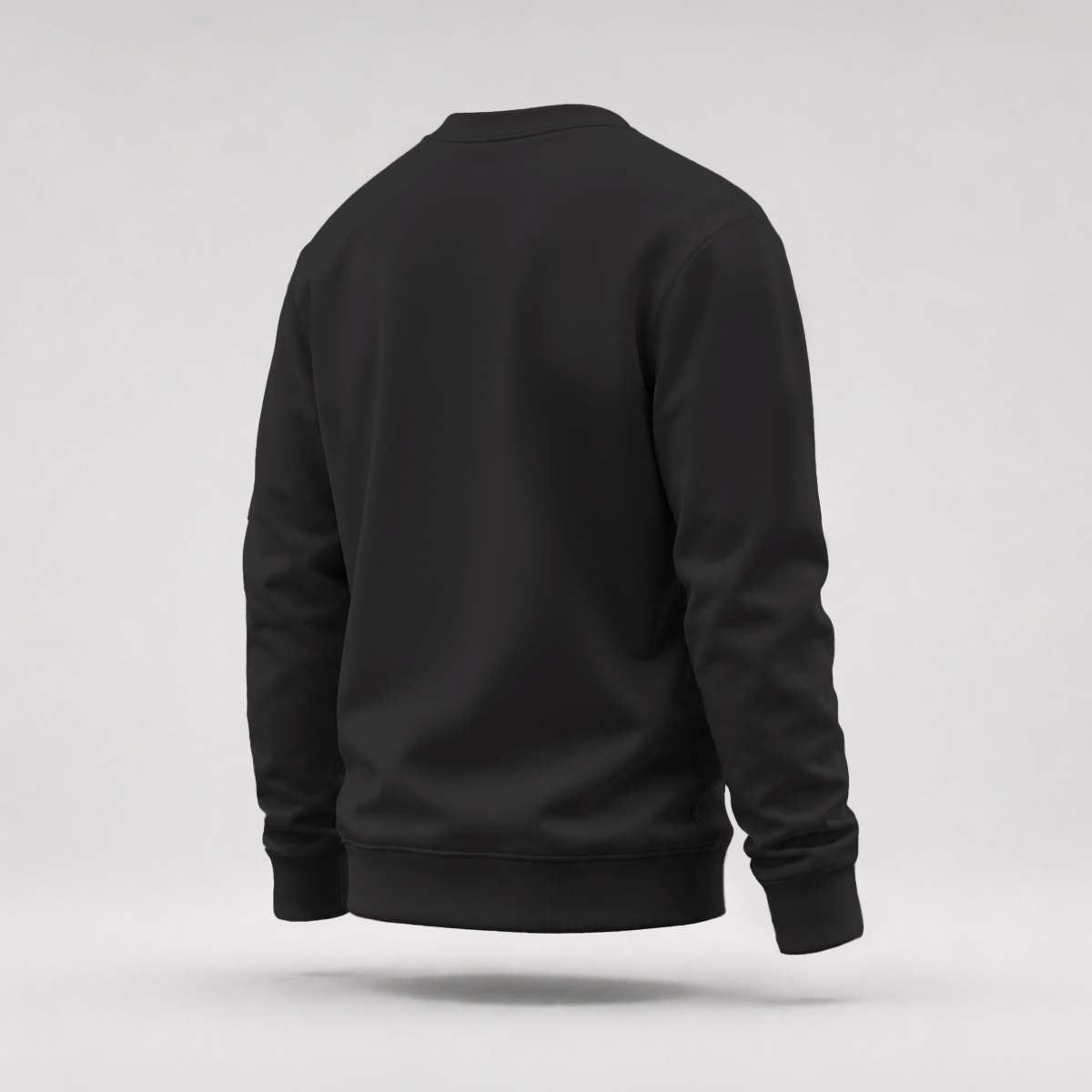 Blusa Moletom Careca Lisa Premium Slim Algodão Mácio