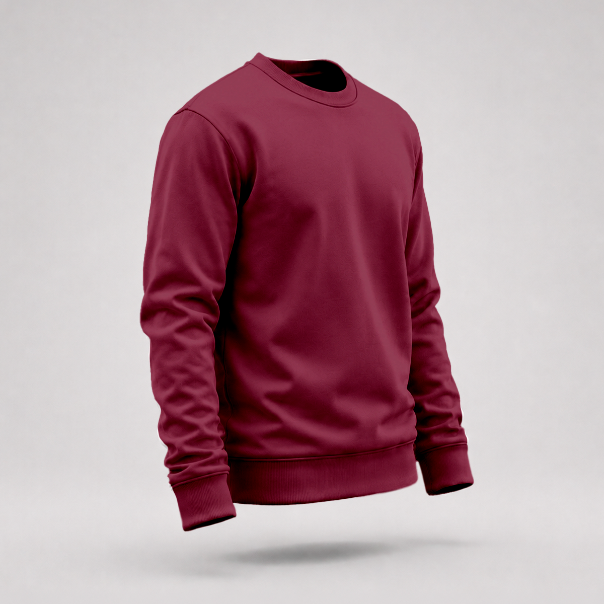 Blusa Moletom Careca Lisa Premium Slim Algodão Mácio
