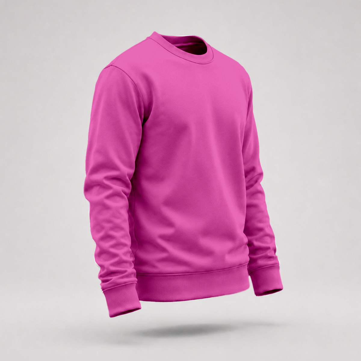 Blusa Moletom Careca Lisa Premium Slim Algodão Mácio