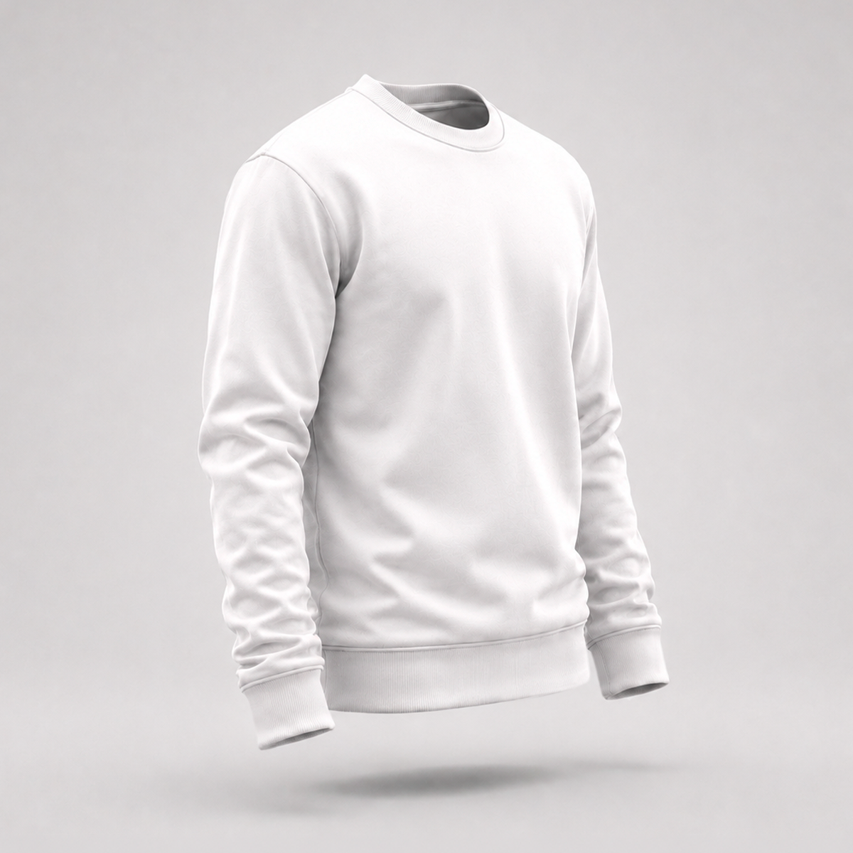 Blusa Moletom Careca Lisa Premium Slim Algodão Mácio