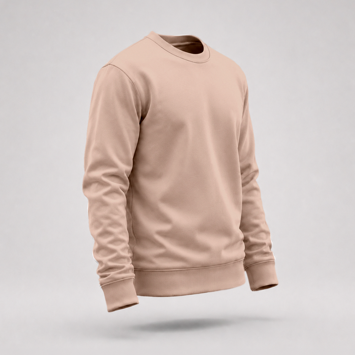 Blusa Moletom Careca Lisa Premium Slim Algodão Mácio