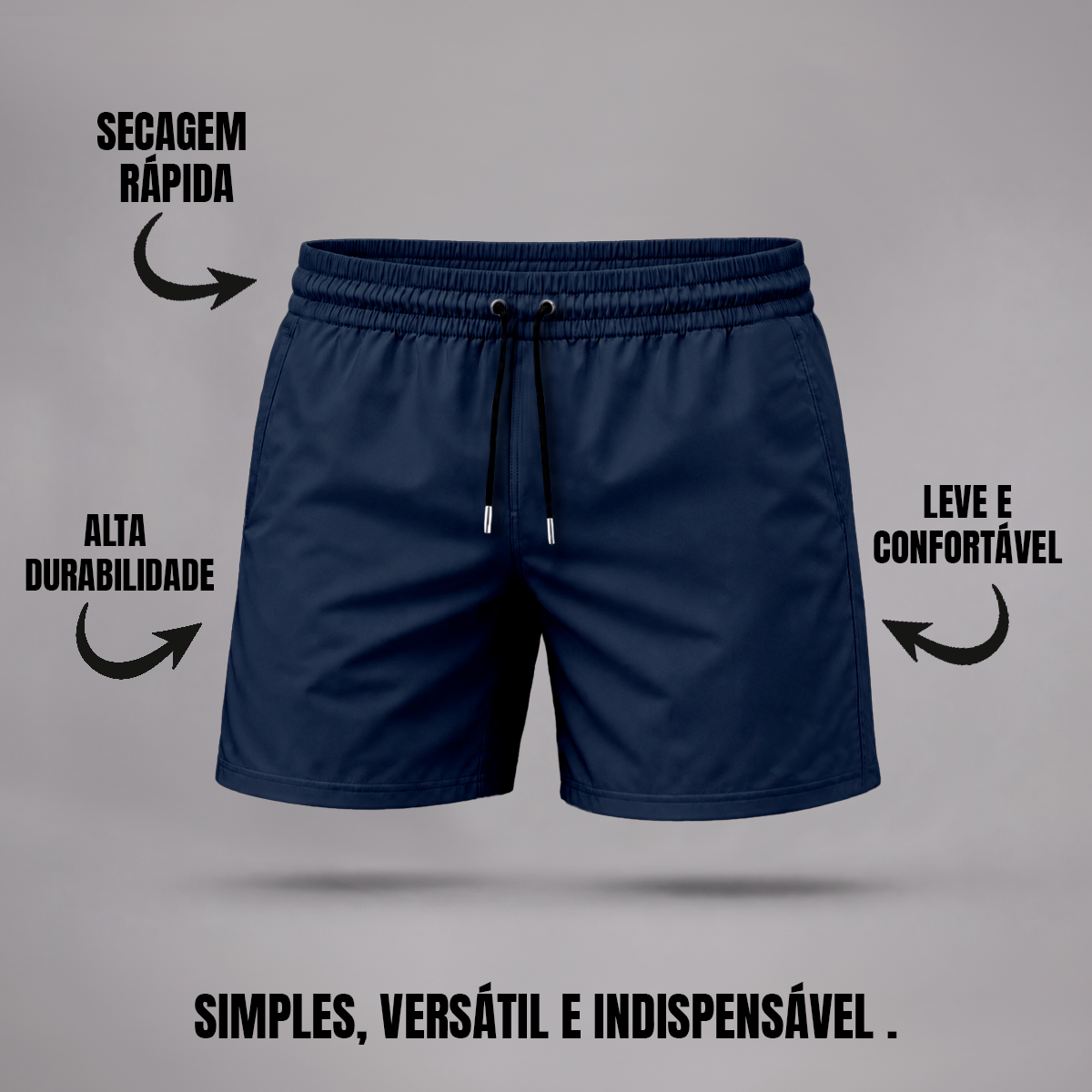 Bermuda Tactel Elastano Masculina (10 PEÇAS POR VARIAÇÃO)
