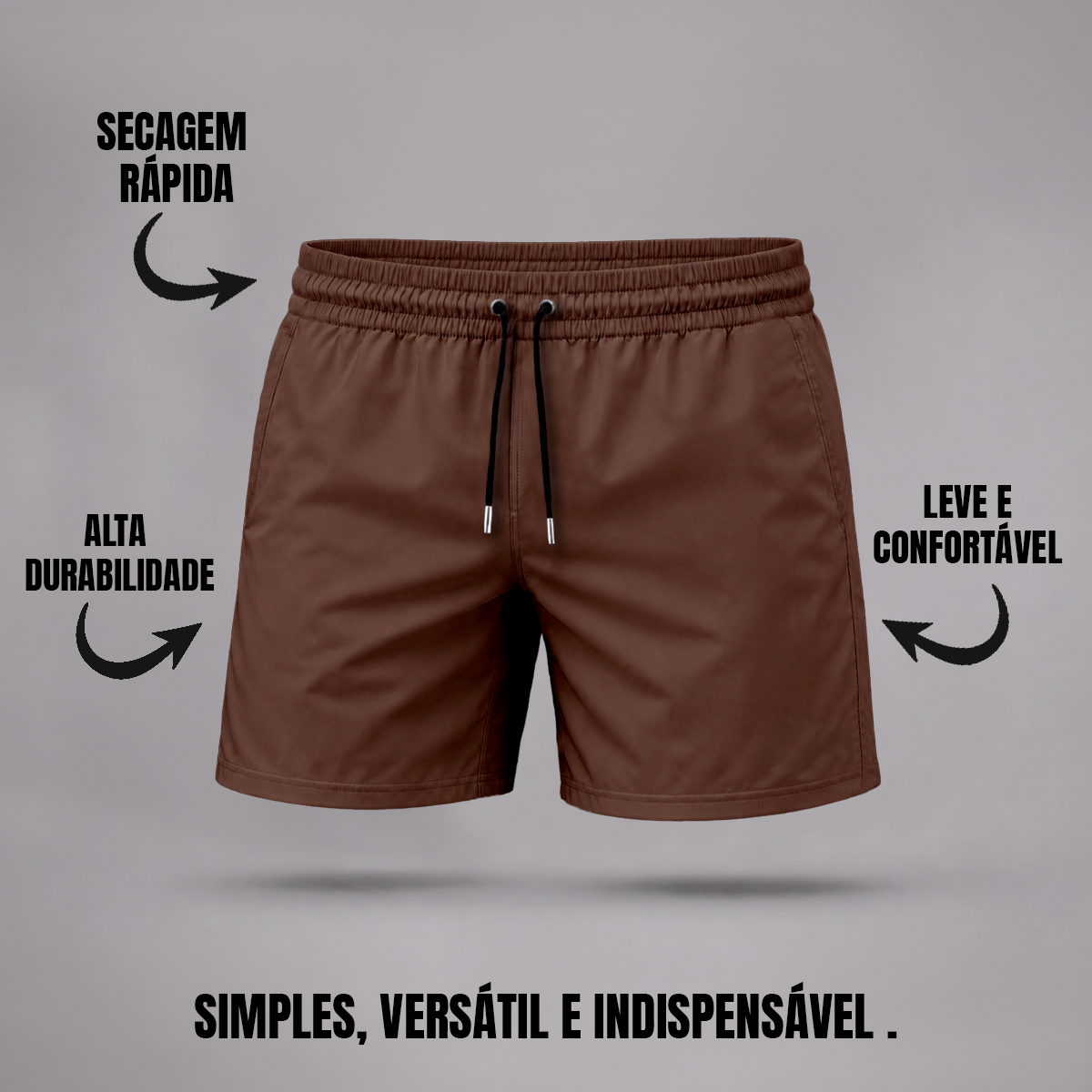 Bermuda Tactel Elastano Masculina (10 PEÇAS POR VARIAÇÃO)