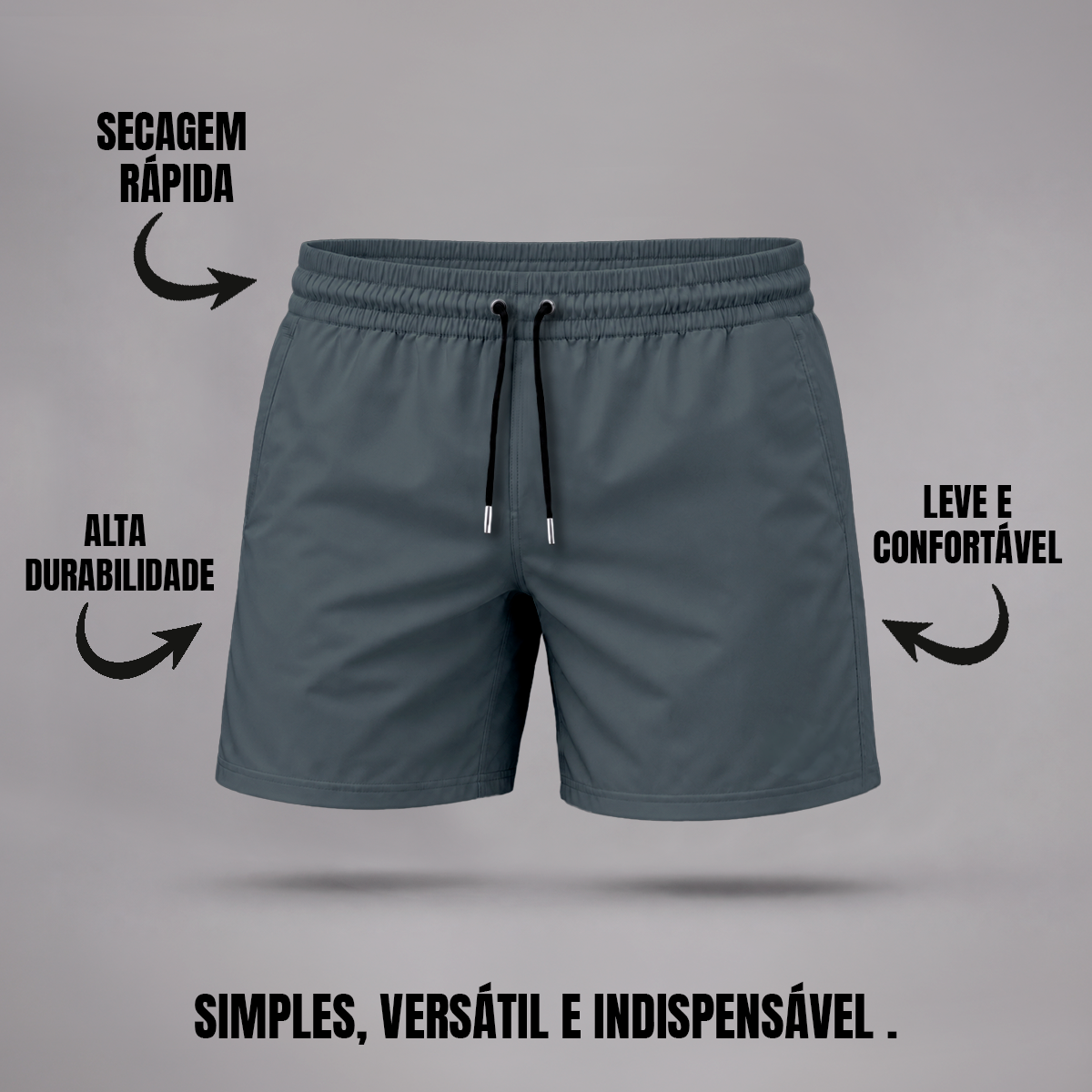 Bermuda Tactel Elastano Masculina (10 PEÇAS POR VARIAÇÃO)