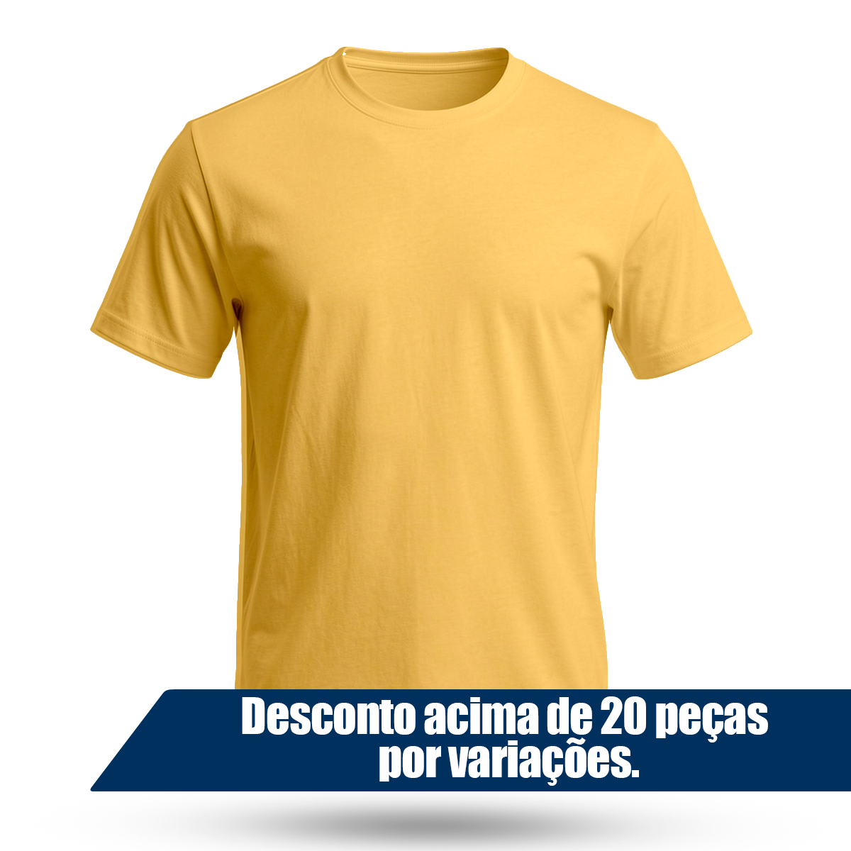 Camiseta Camisa Lisa Premium Slim Algodão Cores Variadas