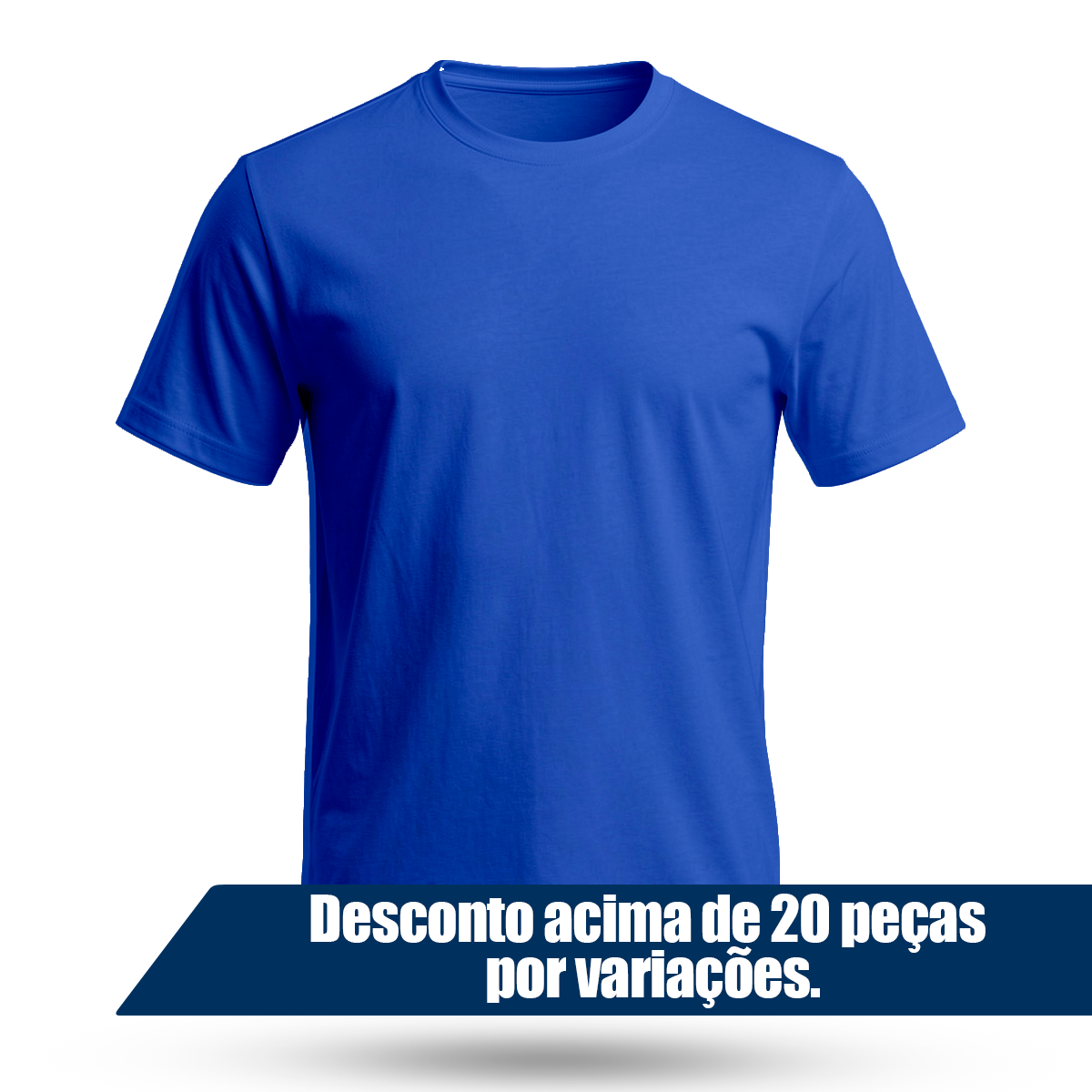 Camiseta Camisa Lisa Premium Slim Algodão Cores Variadas