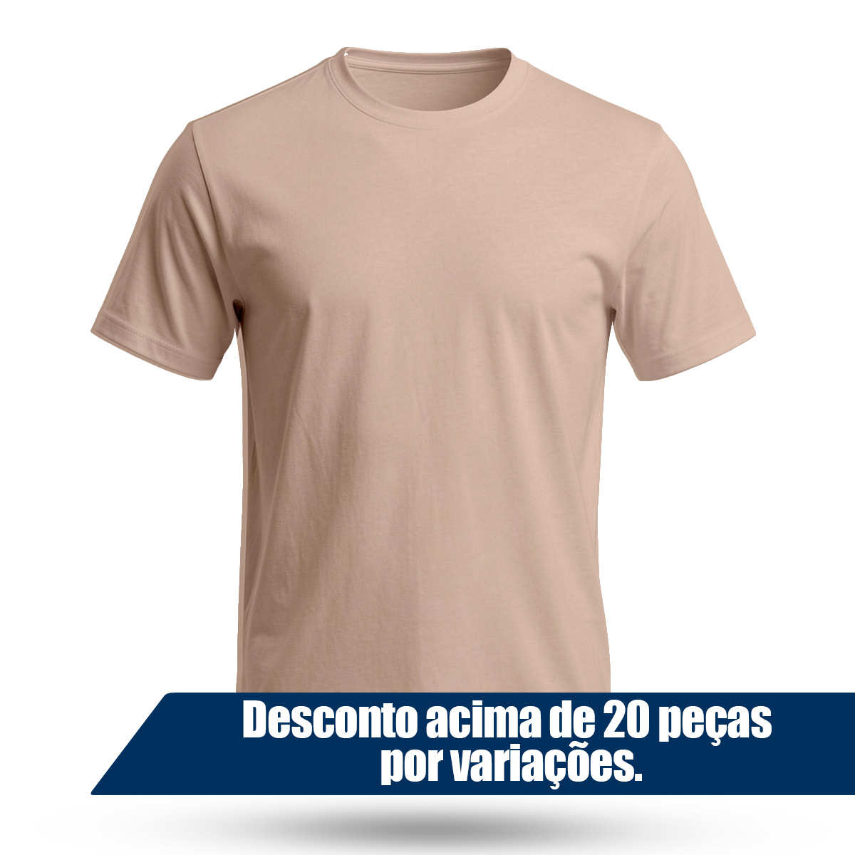 Camiseta Camisa Lisa Premium Slim Algodão Cores Variadas