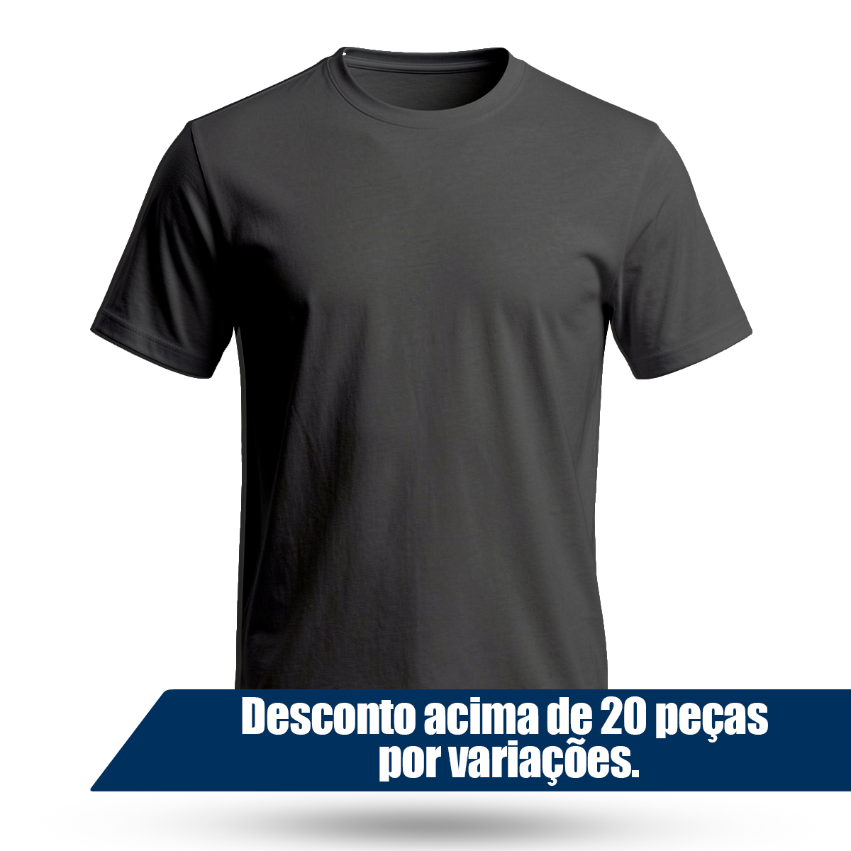 Camiseta Camisa Lisa Premium Slim Algodão Cores Variadas