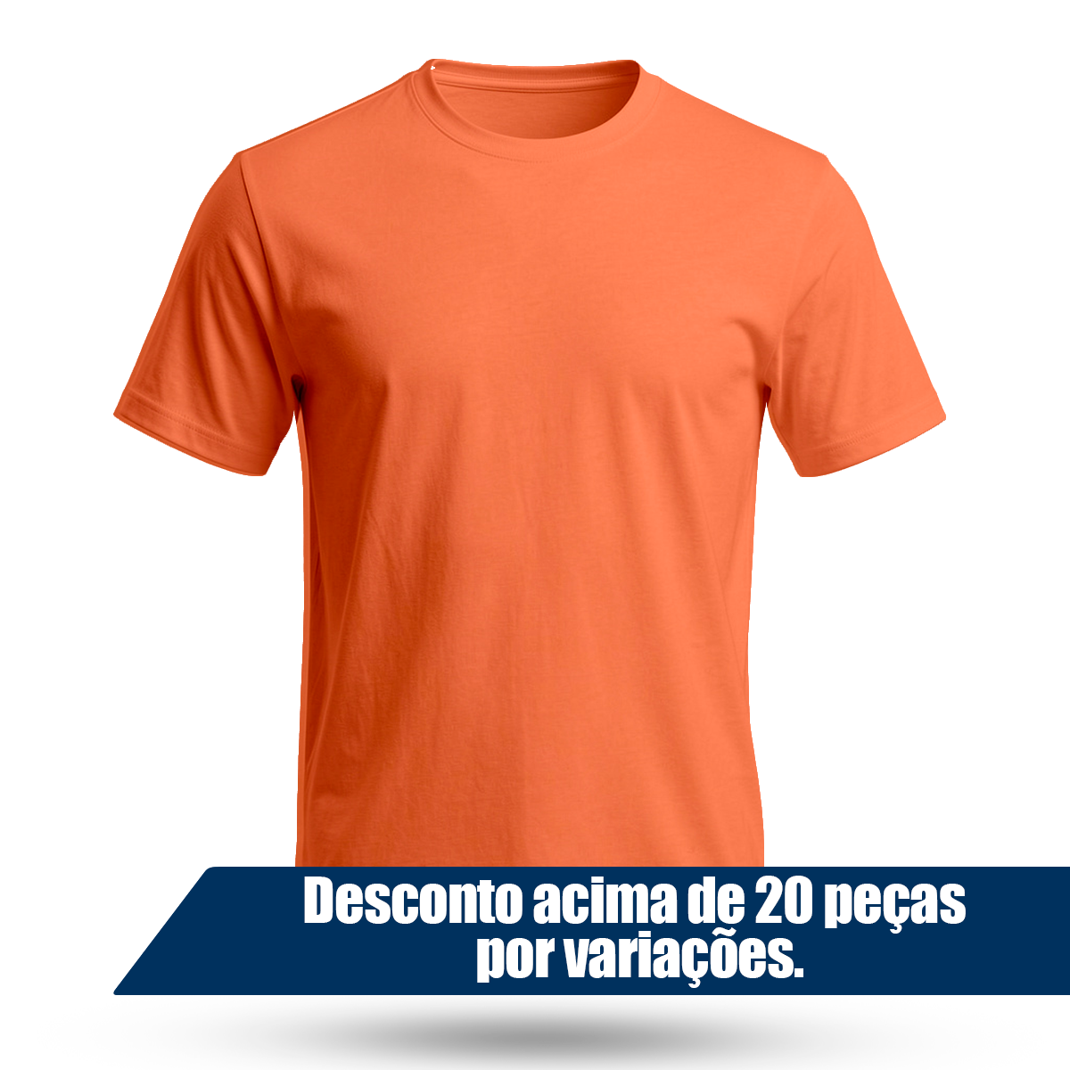 Camiseta Camisa Lisa Premium Slim Algodão Cores Variadas