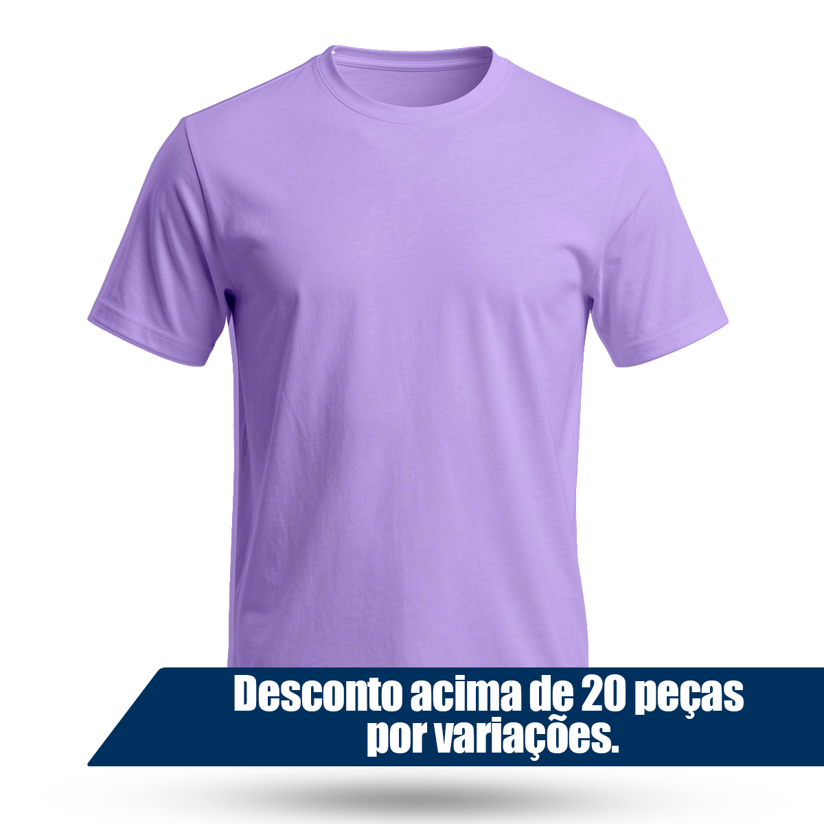 Camiseta Camisa Lisa Premium Slim Algodão Cores Variadas