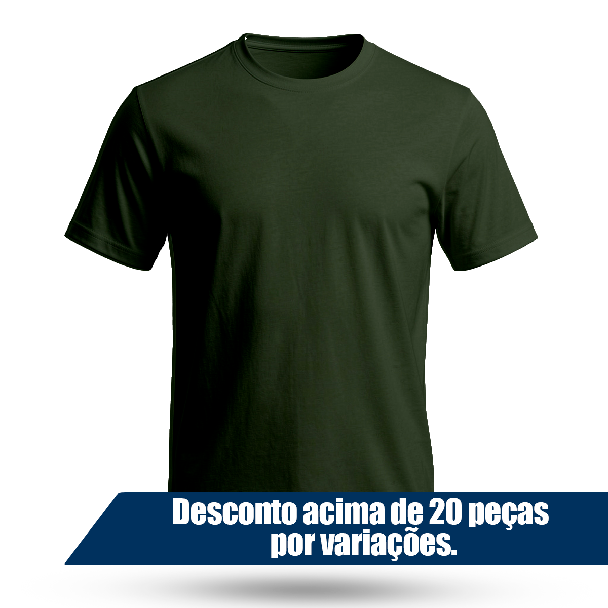 Camiseta Camisa Lisa Premium Slim Algodão Cores Variadas