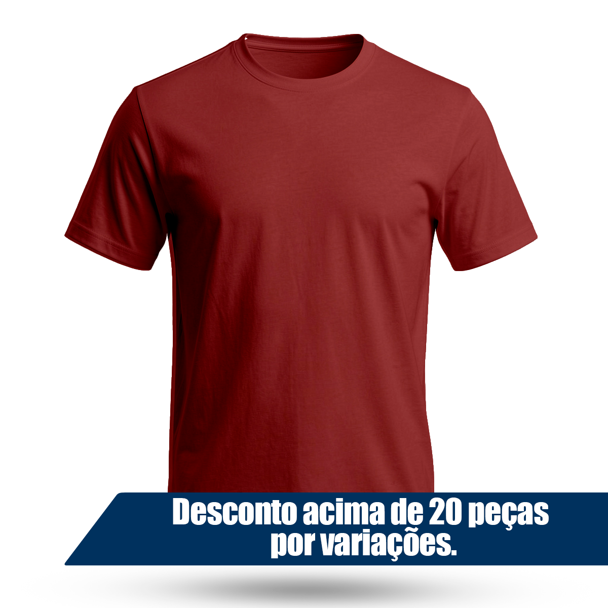 Camiseta Camisa Lisa Premium Slim Algodão Cores Variadas
