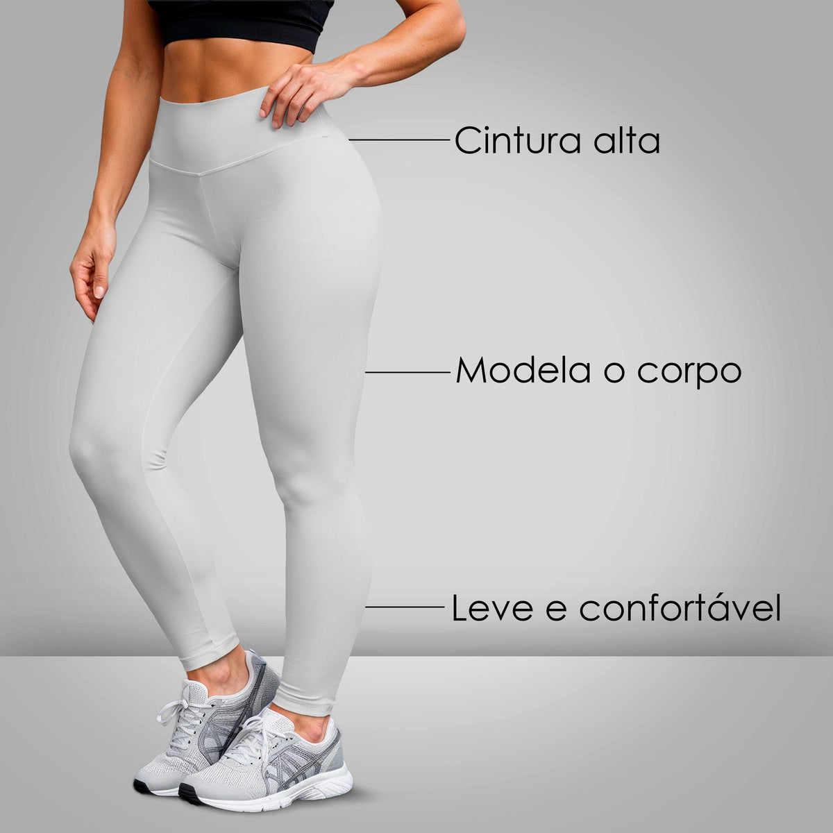 Calça Legging Liso Várias Cores Slim