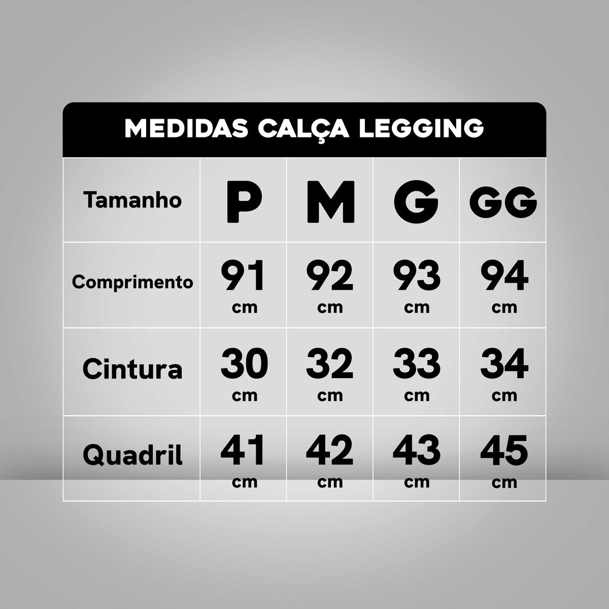 Calça Legging Liso Várias Cores Slim