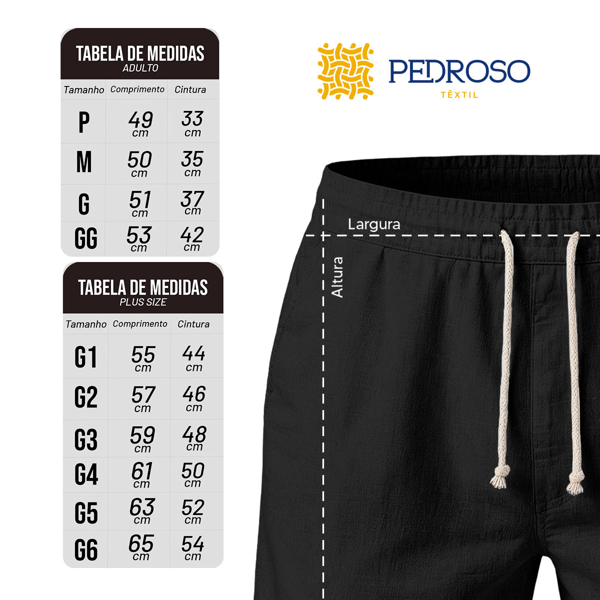 Bermuda Short Linho Masculino Básico Diversas Cores (10 PEÇAS POR VARIAÇÃO)