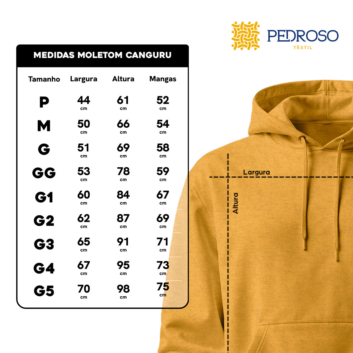 Blusa Moletom Canguru Lisa Premium Slim Algodão Mácio