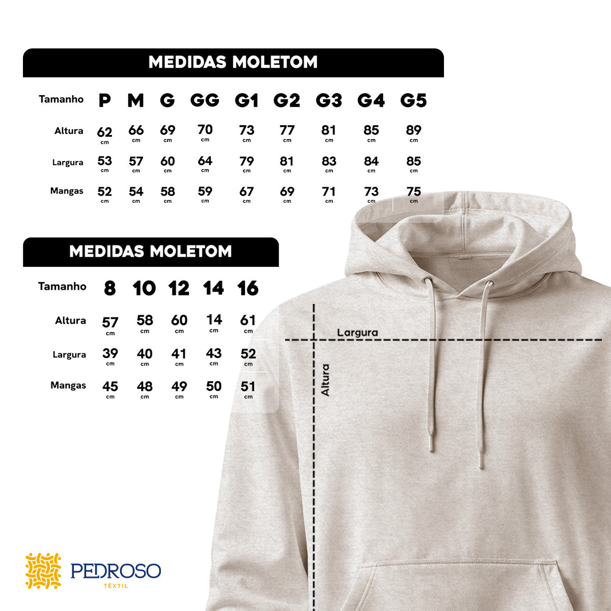 Blusa Moletom Canguru Lisa Premium Slim Algodão (10 PEÇAS POR VARIAÇÃO)