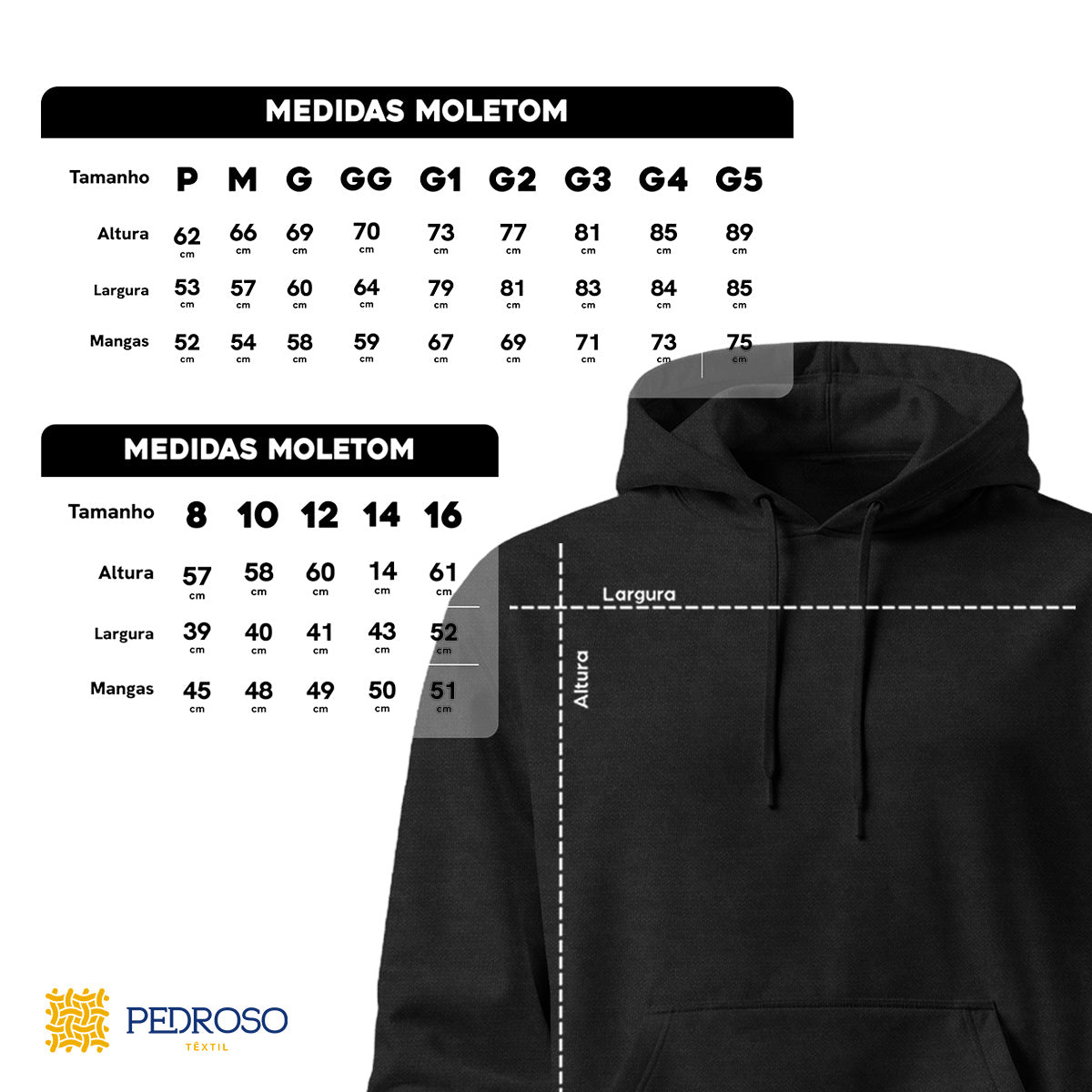 Blusa Moletom Canguru Lisa Premium Slim Algodão (10 PEÇAS POR VARIAÇÃO)