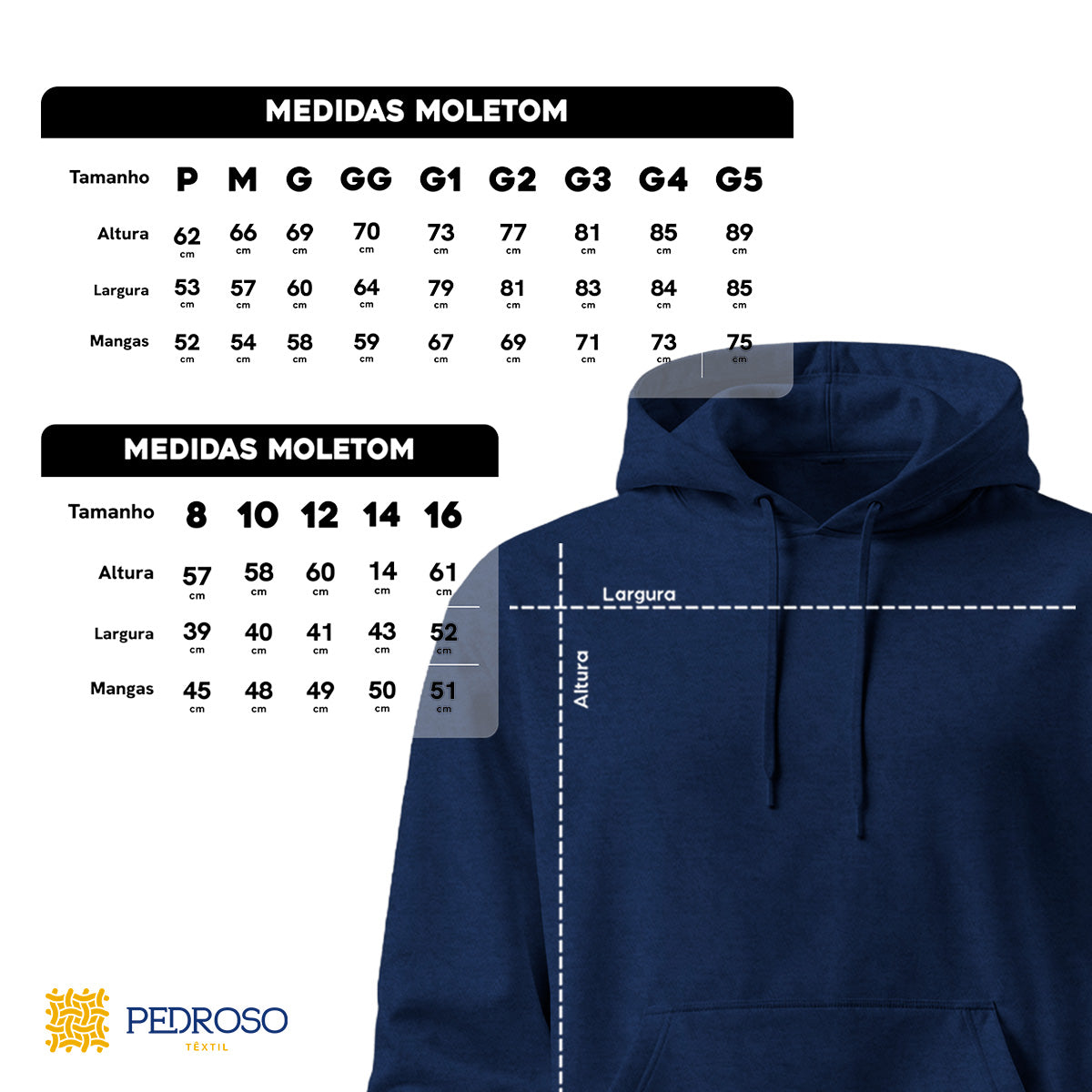 Blusa Moletom Canguru Lisa Premium Slim Algodão (10 PEÇAS POR VARIAÇÃO)