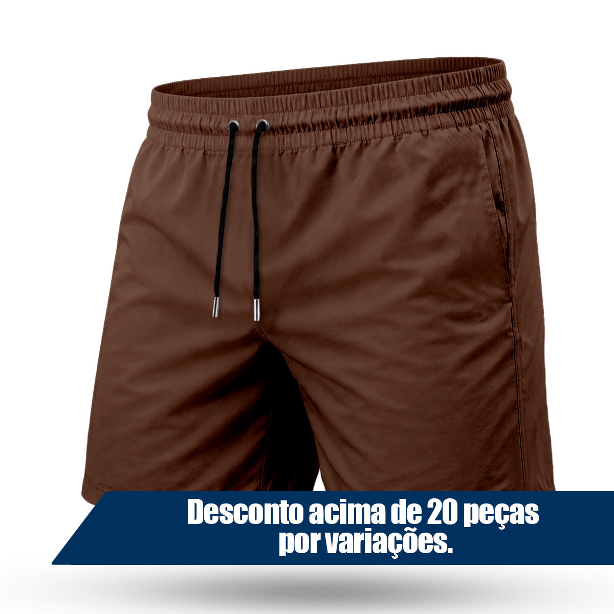 Bermuda Tactel Elastano Masculina