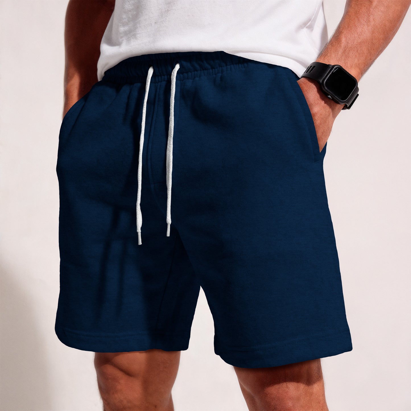 Bermuda Short Moletom Masculino Basico Diversas Cores
