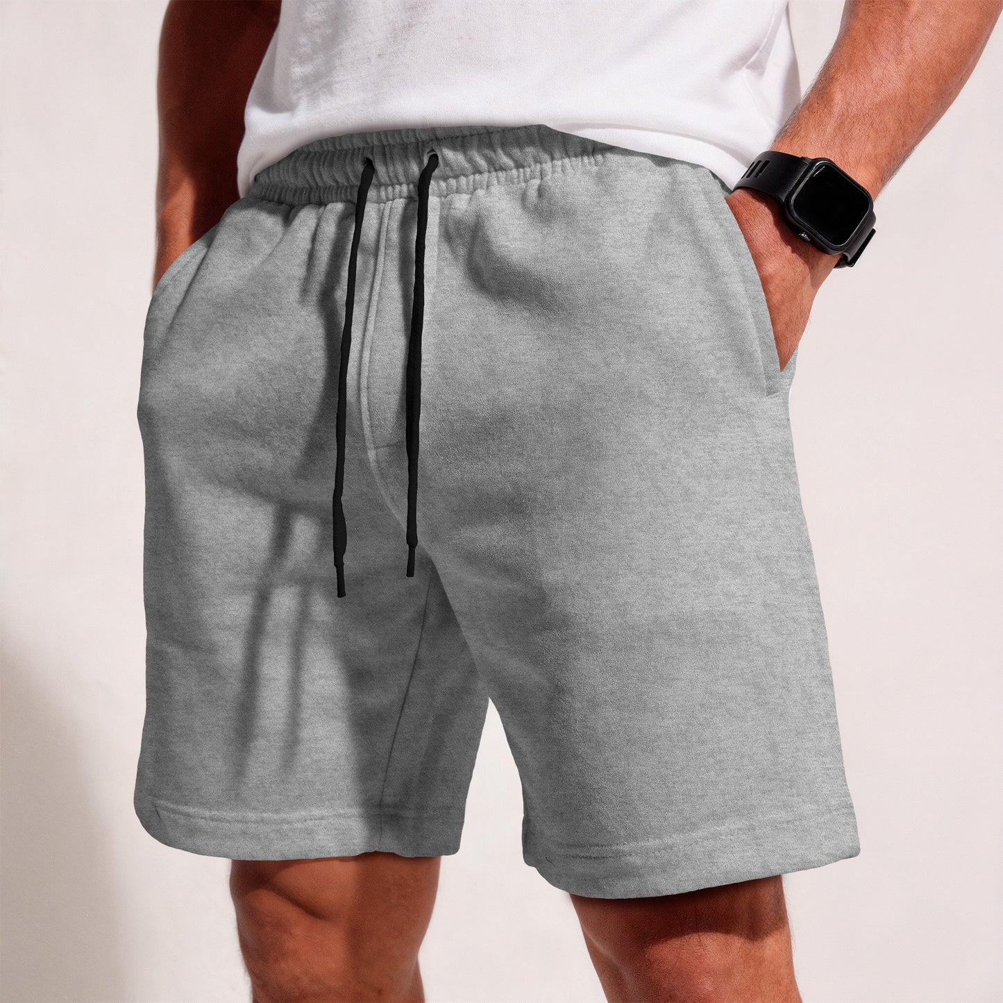 Bermuda Short Moletom Masculino Basico Diversas Cores