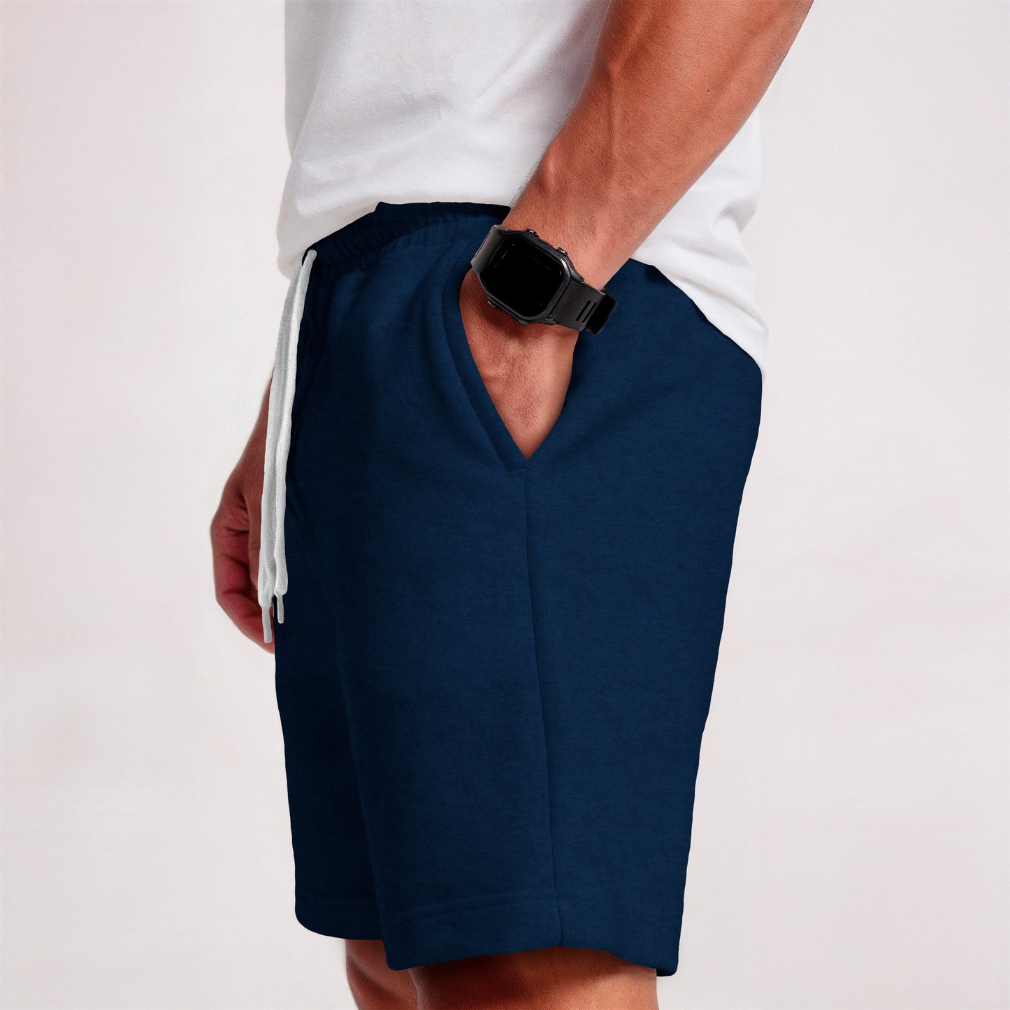 Bermuda Short Moletom Masculino Basico Diversas Cores