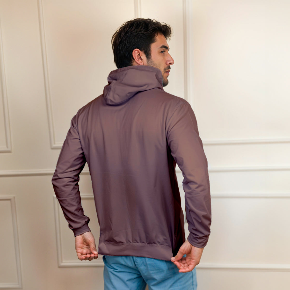 Blusa Moletom Canguru Lisa Premium Slim Algodão Mácio
