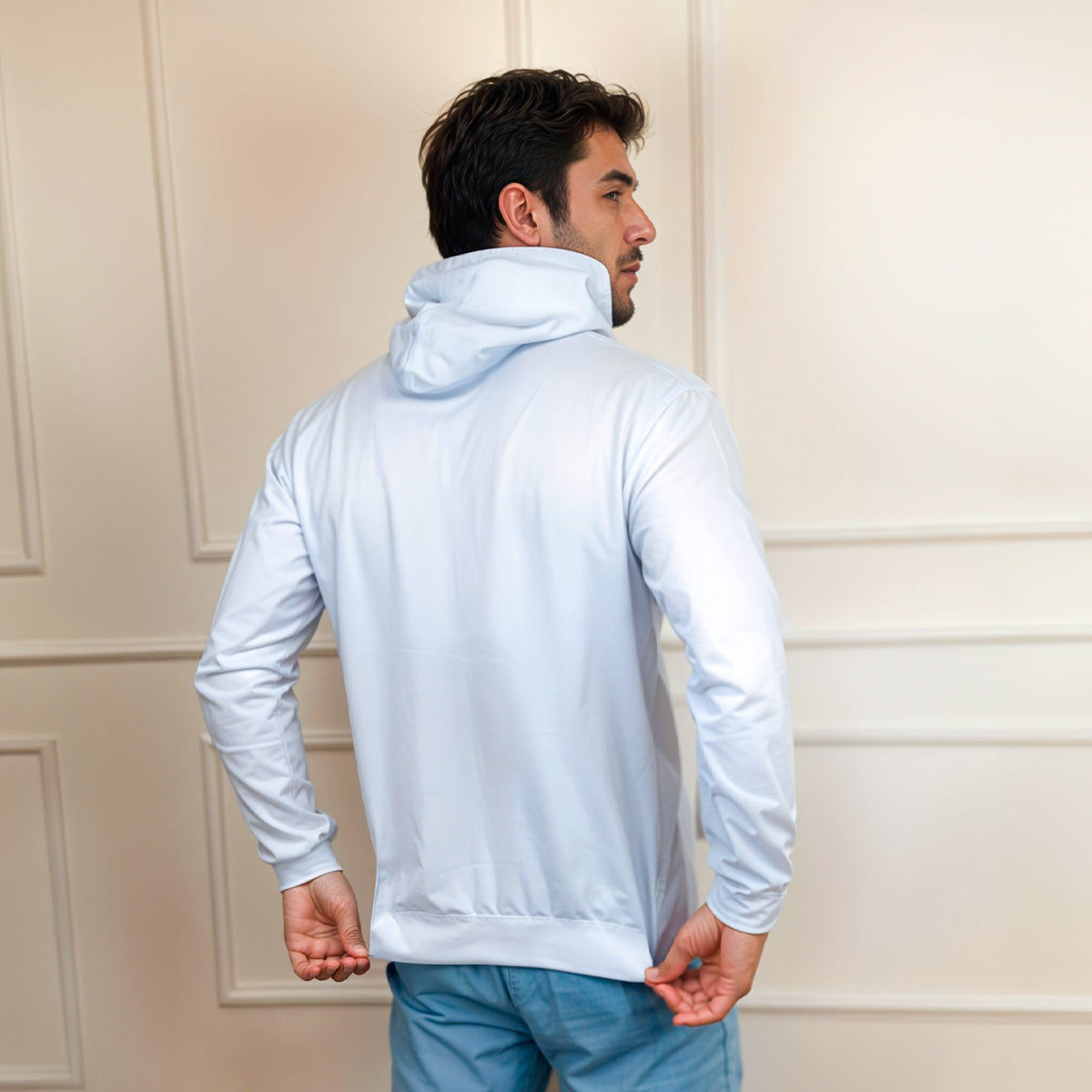 Blusa Moletom Canguru Lisa Premium Slim Algodão Mácio