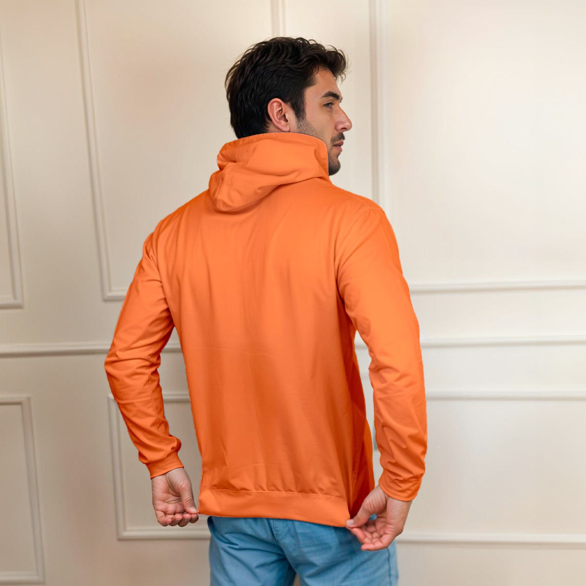 Blusa Moletom Canguru Lisa Premium Slim Algodão Mácio