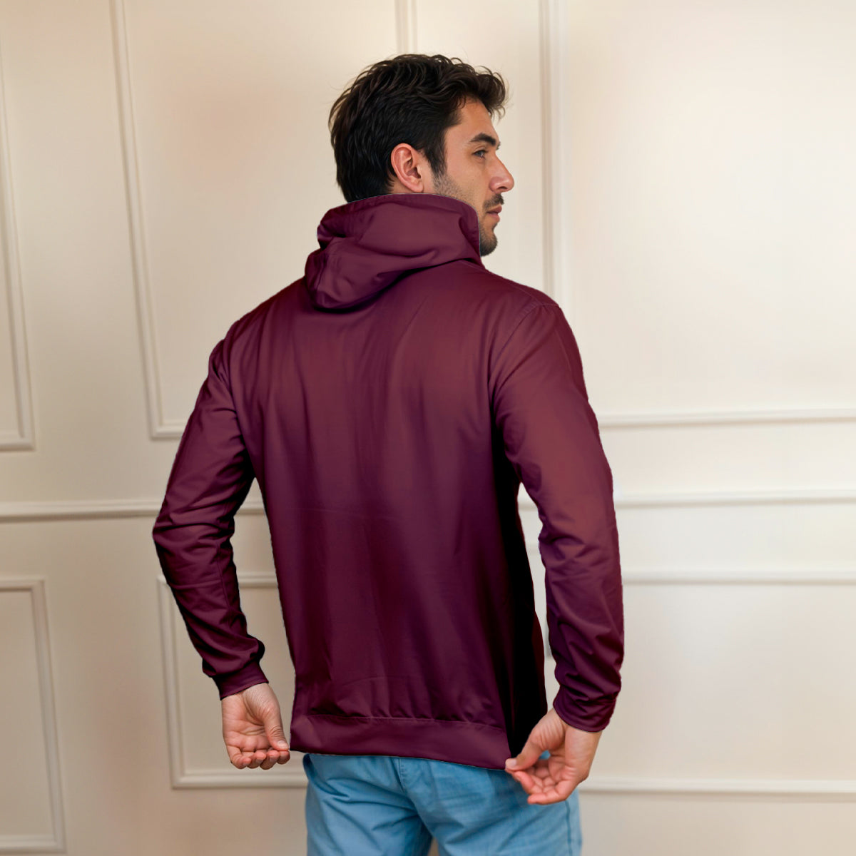 Blusa Moletom Canguru Lisa Premium Slim Algodão Mácio