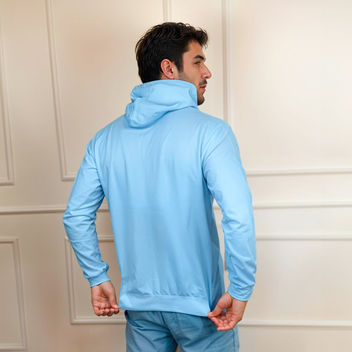 Blusa Moletom Canguru Lisa Premium Slim Algodão Mácio