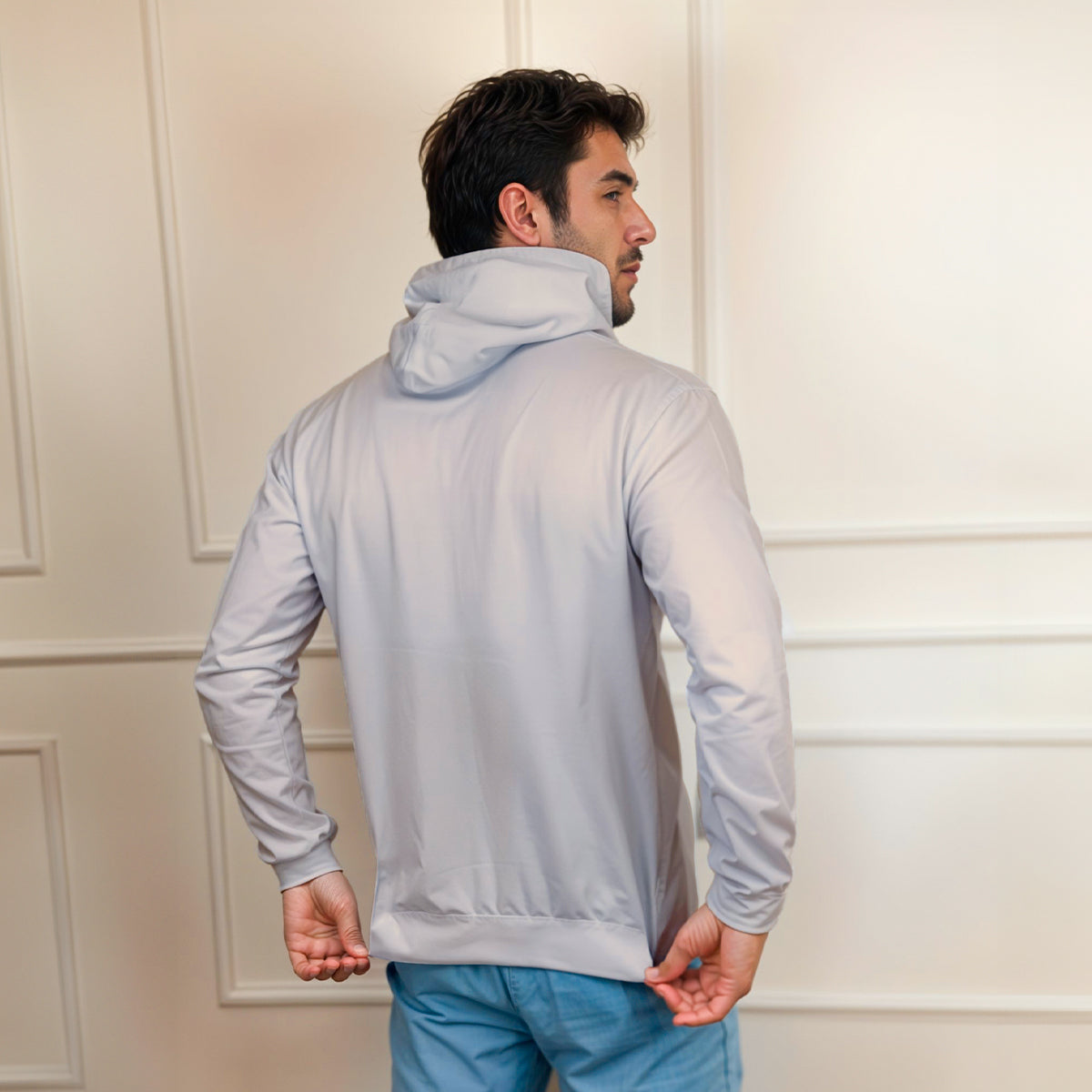 Blusa Moletom Canguru Lisa Premium Slim Algodão Mácio