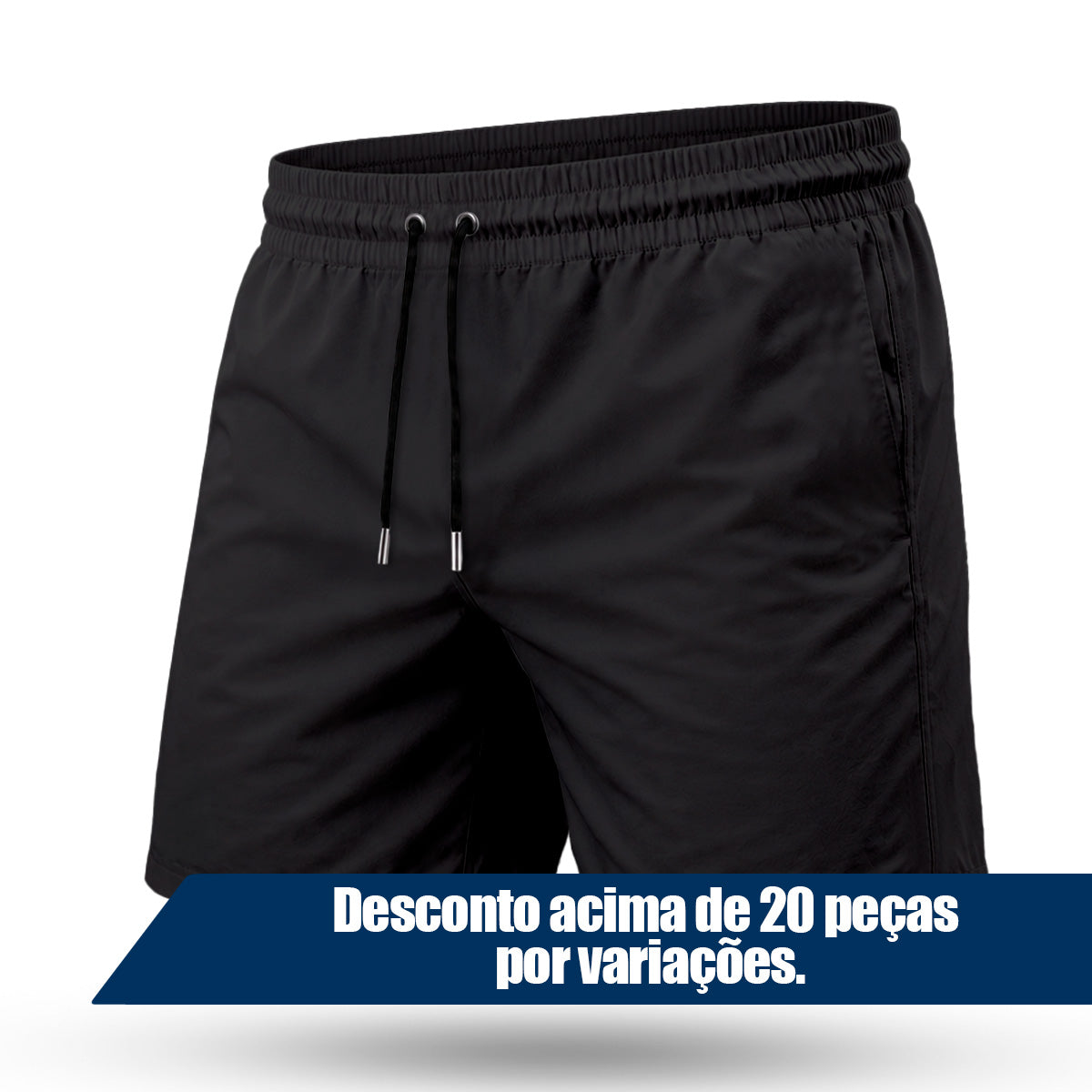 Bermuda Tactel Elastano Masculina