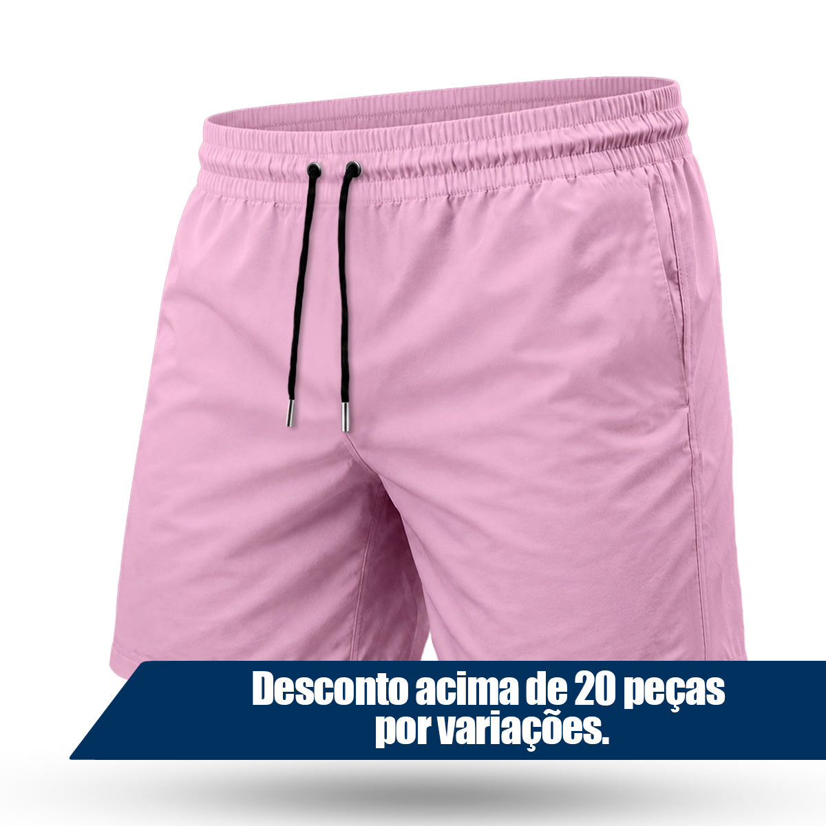 Bermuda Tactel Elastano Masculina
