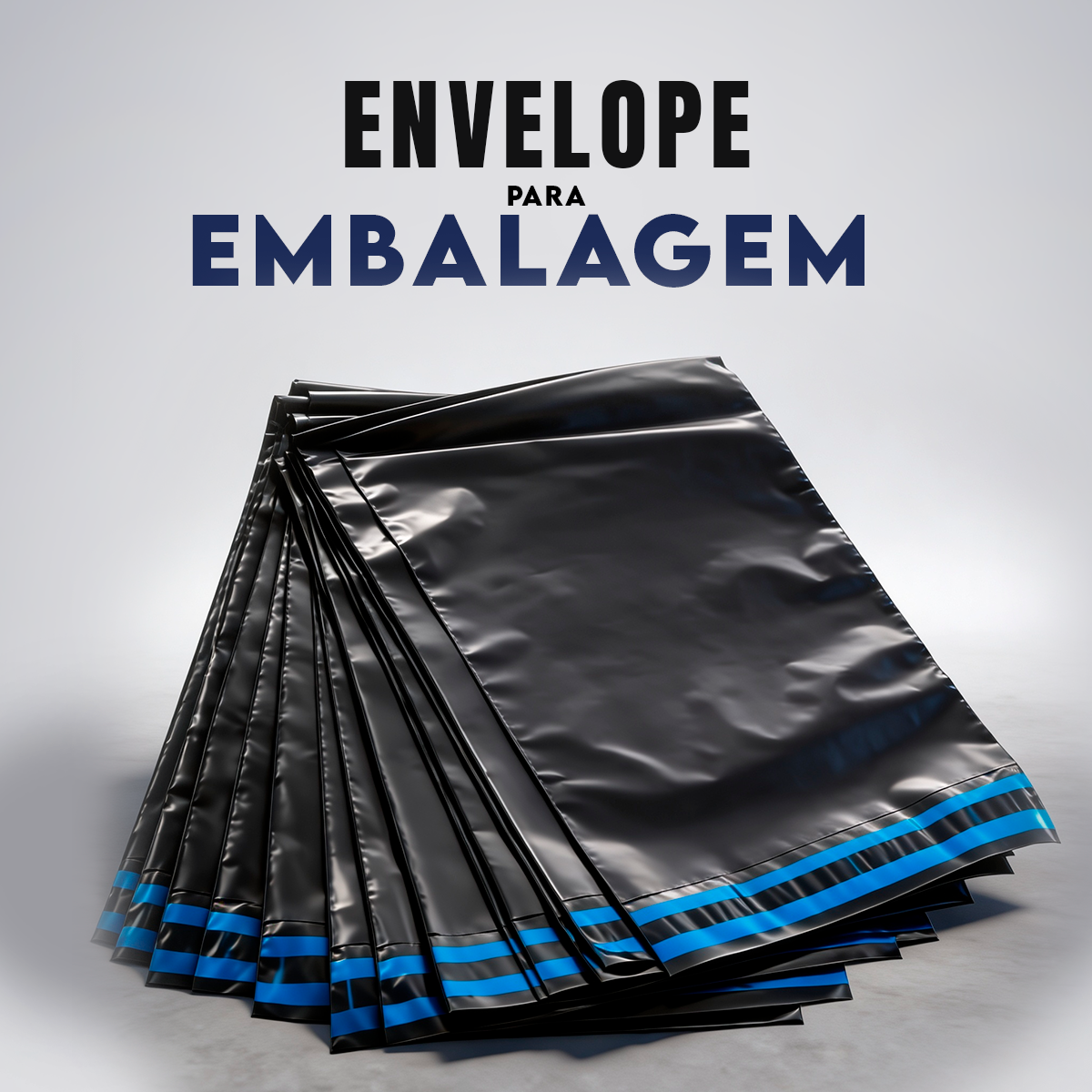 Envelope Preto Para Embalagens Para E-comerce