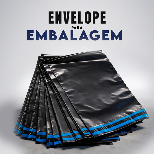 Envelope Preto Para Embalagens Para E-comerce