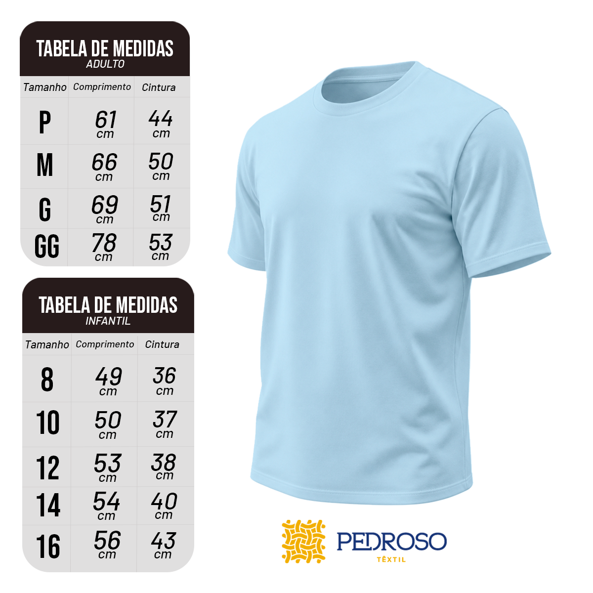 Camiseta Camisa Lisa Premium Slim Algodão Cores Variadas (10 PEÇAS POR VARIAÇÃO)