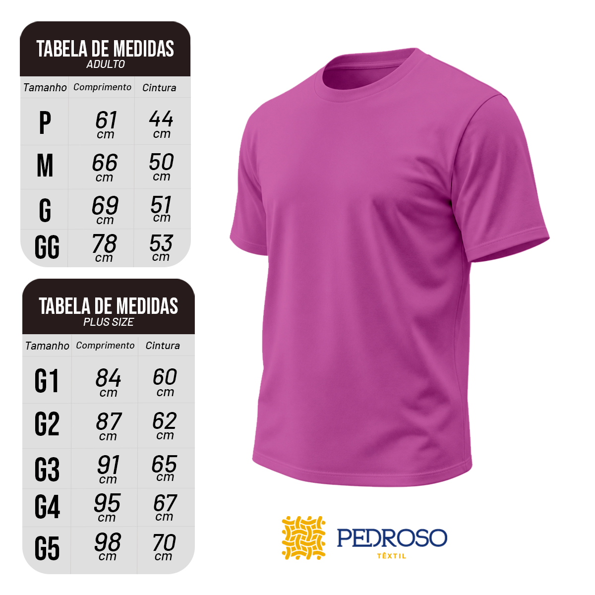 Camiseta Camisa Lisa Premium Slim Algodão Cores Variadas (10 PEÇAS POR VARIAÇÃO)